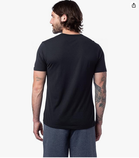 Alternative Men's Black Modal Tri-Blend Crew Neck T-Shirt |Alternative In Lebanon