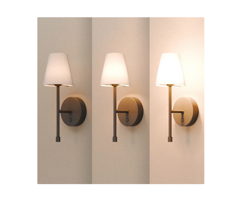 Globe Electric Wireless Rechargeable LED Integrated Wall Sconce 2-pack|Globe In Lebanon