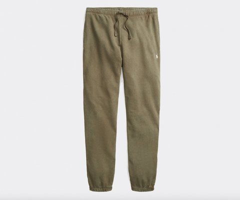 Polo Ralph Lauren Men's Olive Green Loopback Terry Tracksuits Sweatpants | Polo Ralph Lauren In Lebanon