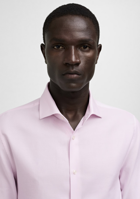 Tommy Hilfiger Men's Pink The Flex Slim Fit Stretch Shirt |Tommy Hilfiger In Lebanon