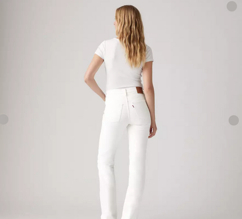 Levi's Women's White 501 Crop Jeans |Levi's In Lebanon