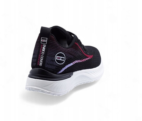 Enrico Coveri Women's Black System Low Top Sneakers |Enrico Coveri In Lebanon