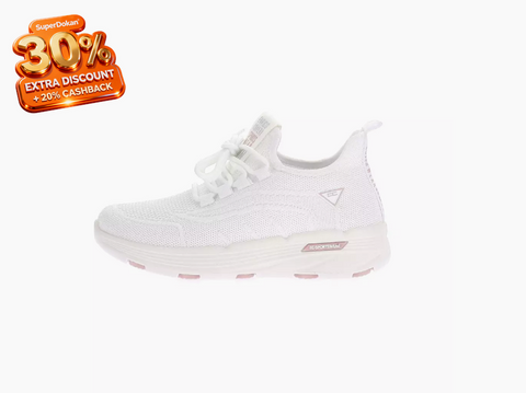 Enrico Coveri Women's White Six Low Top Sneakers |Enrico Coveri In Lebanon