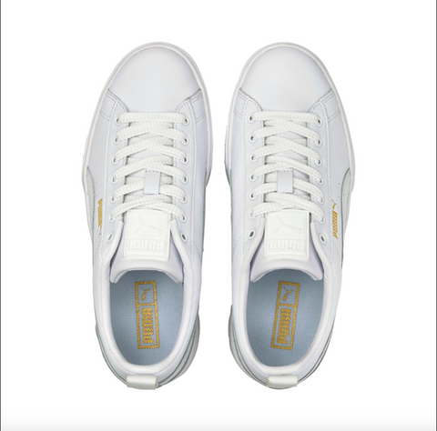 Puma Women's White Mayze Classic Sneakers | Puma In Lebanon