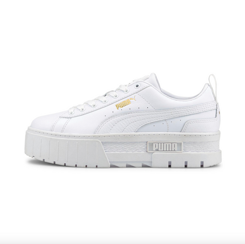 Puma Women's White Mayze Classic Sneakers | Puma In Lebanon