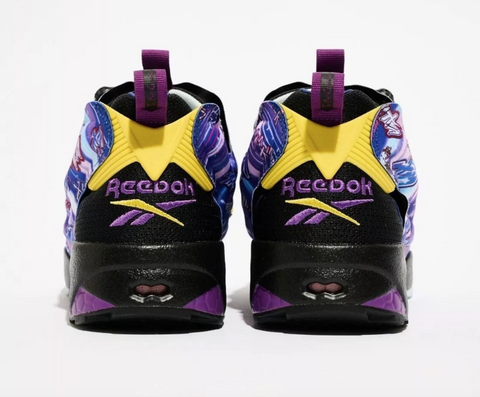 Reebok Unisex Black & Purple Jojo Insta Pump Fury Sneakers | Reebok In Lebanon