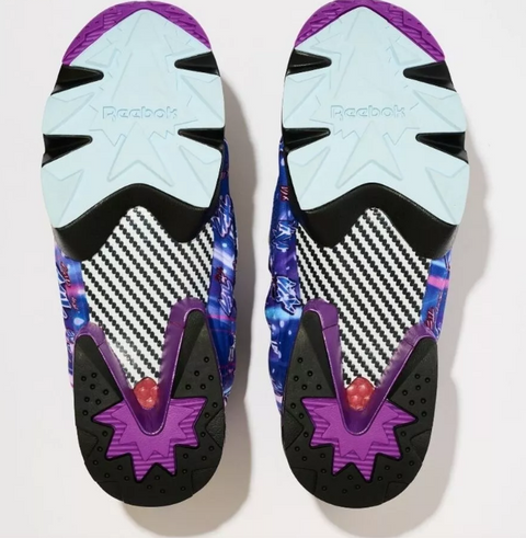 Reebok Unisex Black & Purple Jojo Insta Pump Fury Sneakers | Reebok In Lebanon