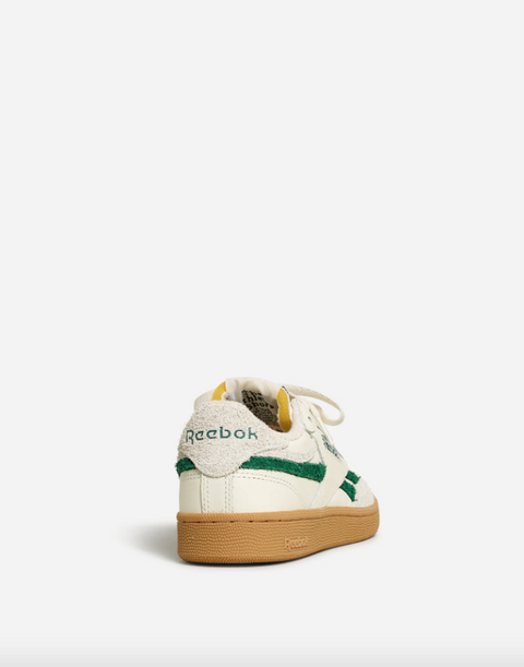 Reebok Unisex White & Green Club C Revenge Sneakers | Reebok In Lebanon