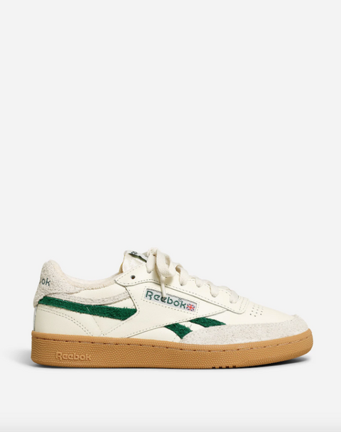 Reebok Unisex White & Green Club C Revenge Sneakers | Reebok In Lebanon