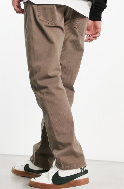 Jack & Jones Men's Light Brown Intelligence Loose Fit Jeans | Jack & Jones In Lebanon