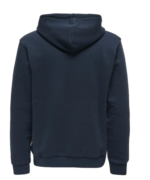 Only & Sons Men's Navy Onsceres Full Zip Hooded Jacket | Only & Sons In Lebanon