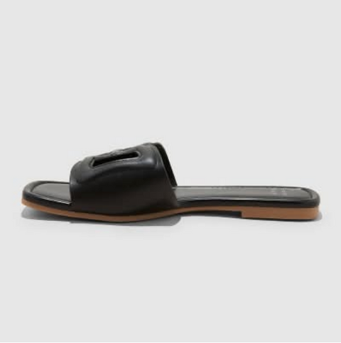 A New Day Women's Black Deidra Slide Slippers | A New Day In Lebanon