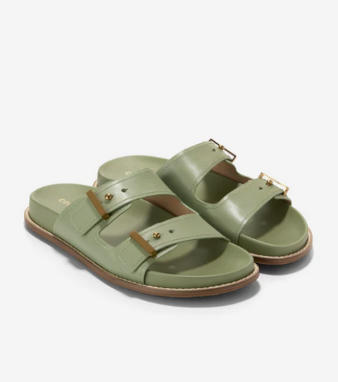 Cole Haan Women's Olive Green Marisol Footbed Slide Slippers | Cole Haan In Lebanon