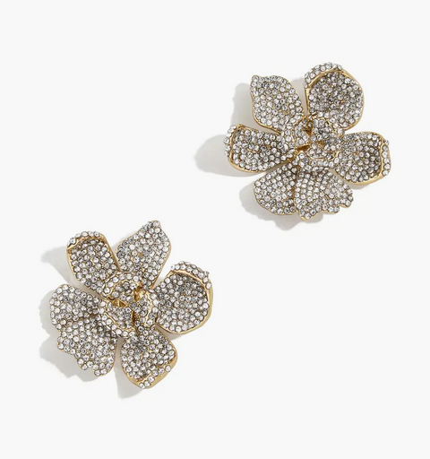 Nadri Women's Gold-Tone Pavé Crystal Flower Stud Earrings | Nadri In Lebanon