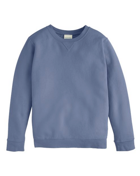 ComfortWash By Hanes Men's Saltwater Blue Crewneck Sweatshirt | Hanes In Lebanon