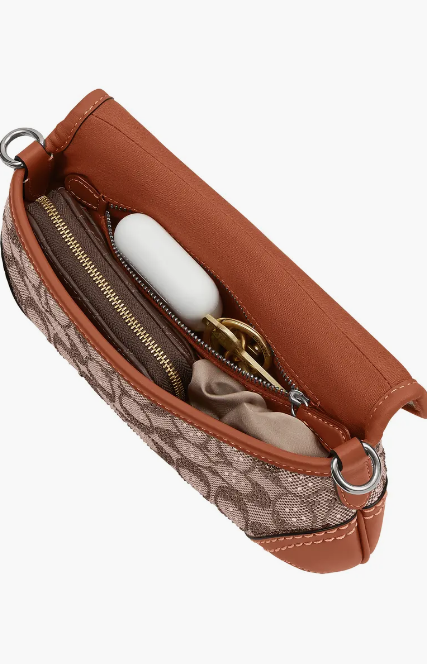 COACH Women's Camel Soho 25 Crystal Signature Jacquard Shoulder Bag | COACH In Lebanon