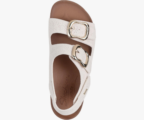 Skechers Women's Off White Special Summer Arch Fit Granola Slide Sandal | Skechers In Lebanon