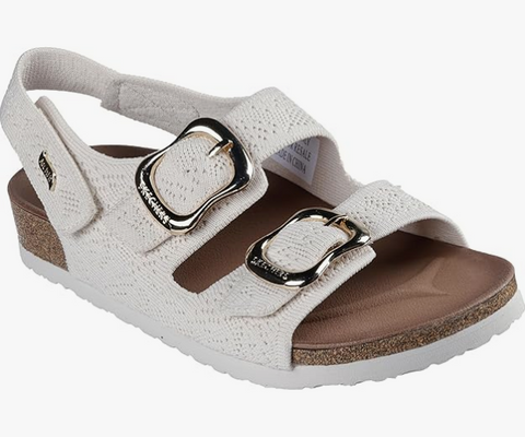 Skechers Women's Off White Special Summer Arch Fit Granola Slide Sandal | Skechers In Lebanon