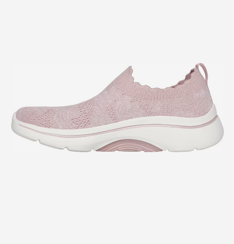 Skechers Women's Mauve Rosa Linda Go Walk Arch Fit Sneakers | Skechers In Lebanon