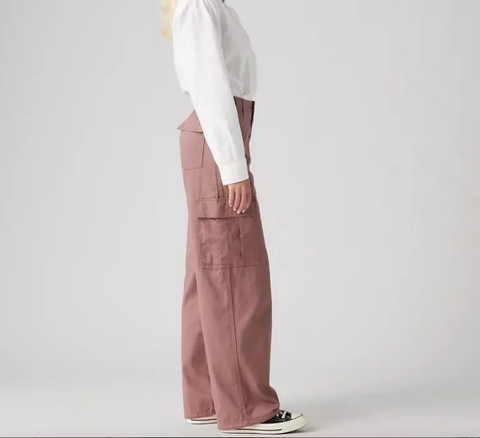 Levi's Women's Light Purple 94 Baggy Cargo Pants | Levi's In Lebanon