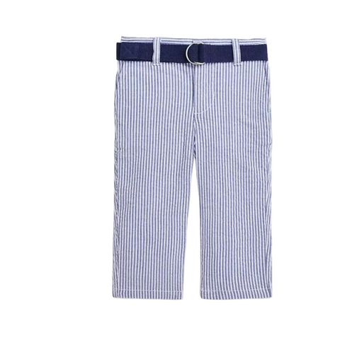 Polo Ralph Lauren Baby Boy's Blue Striped Seersucker Belted Pants | Polo Ralph Lauren In Lebanon