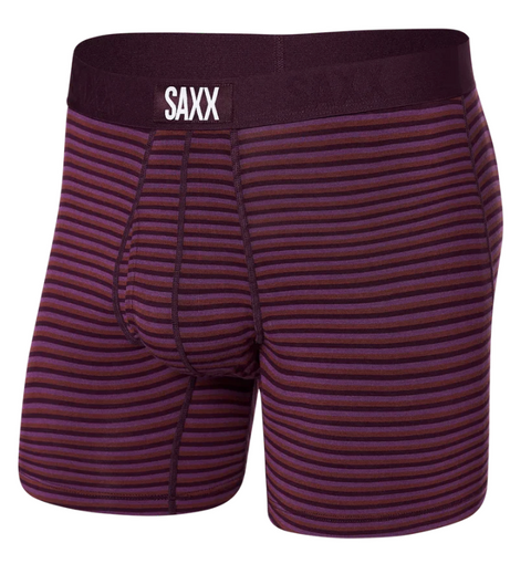 SAXX Men's Plum Ultra Micro Stripe Boxer | SAXX in Lebanon