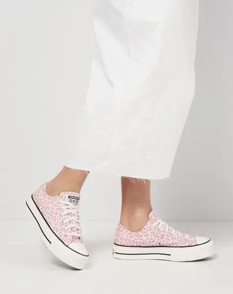 Converse Women's Pink Leopard All Stars Chuck Taylor Sneakers | Converse In Lebanon