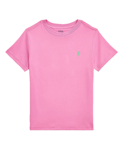 Polo Ralph Lauren Boy's Pink Cotton Jersey Crewneck T-Shirt  | Polo Ralph Lauren In Lebanon