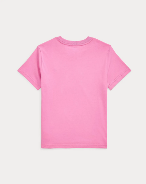 Polo Ralph Lauren Boy's Pink Cotton Jersey Crewneck T-Shirt  | Polo Ralph Lauren In Lebanon