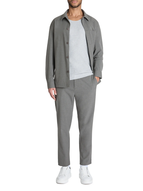 Celio Men's Gray Latouch Over Shirt | Celio In Lebanon