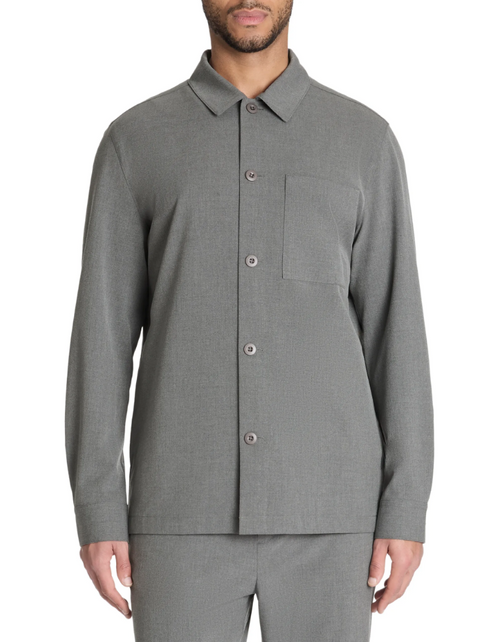 Celio Men's Gray Latouch Over Shirt | Celio In Lebanon