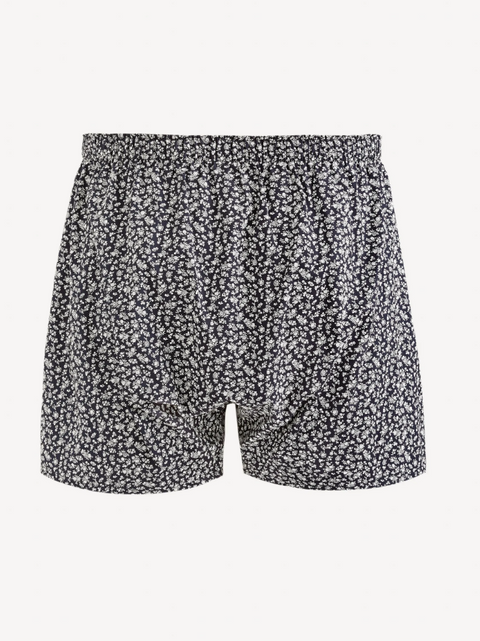 Celio Men’s Navy Fiwolib Woven Boxer | Celio in Lebanon