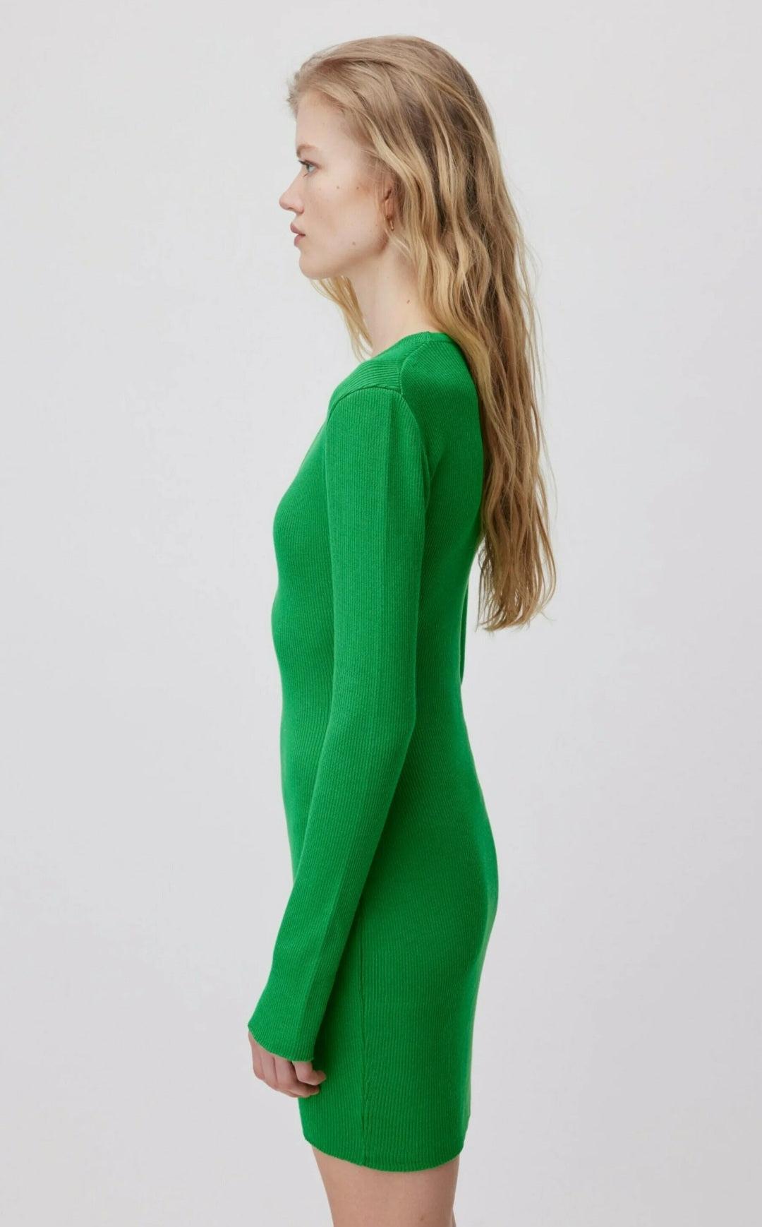 LeGer Women's Green Long-Sleeve Dress | LeGer in Lebanon