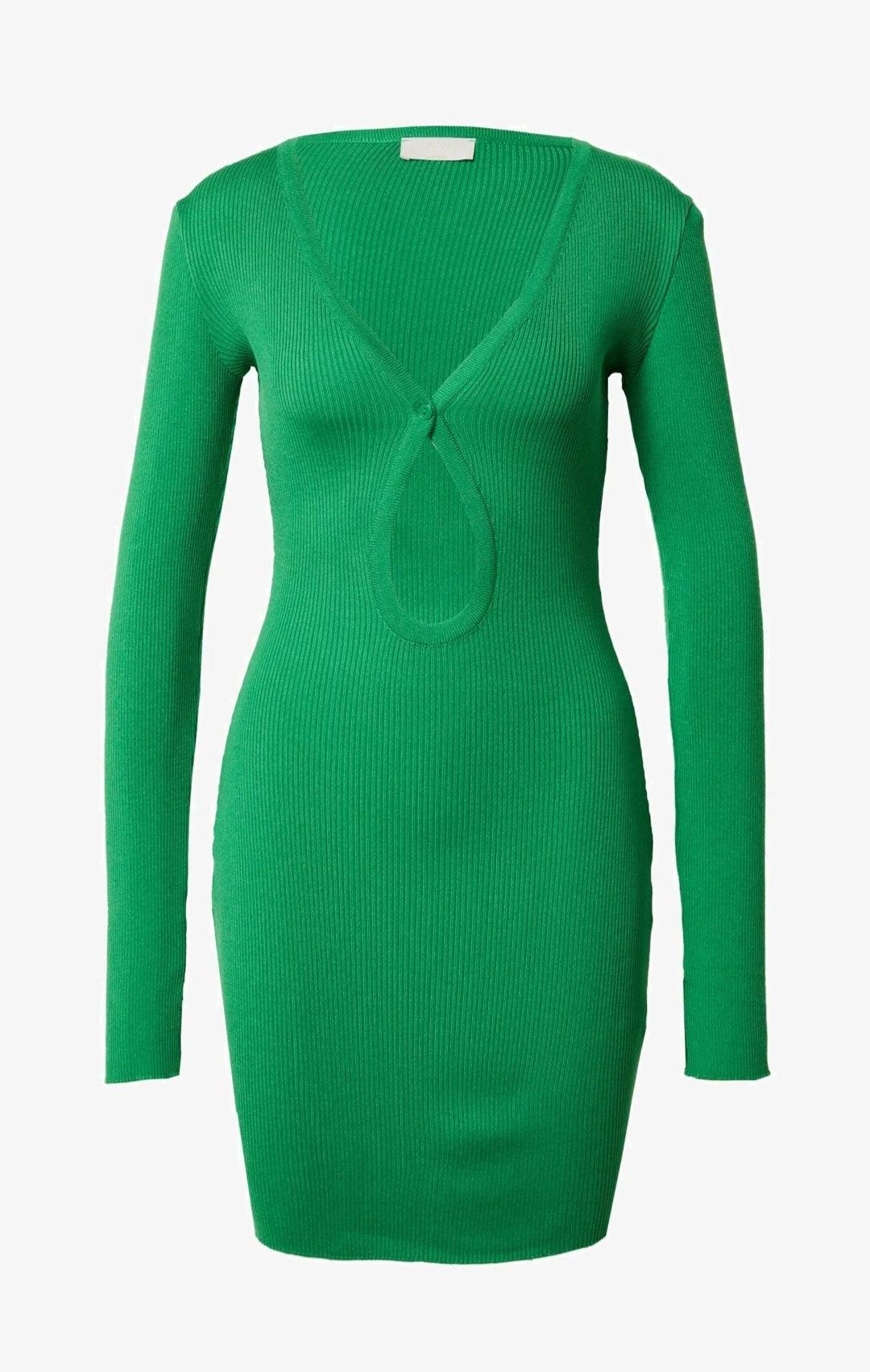 LeGer Women's Green Long-Sleeve Dress | LeGer in Lebanon