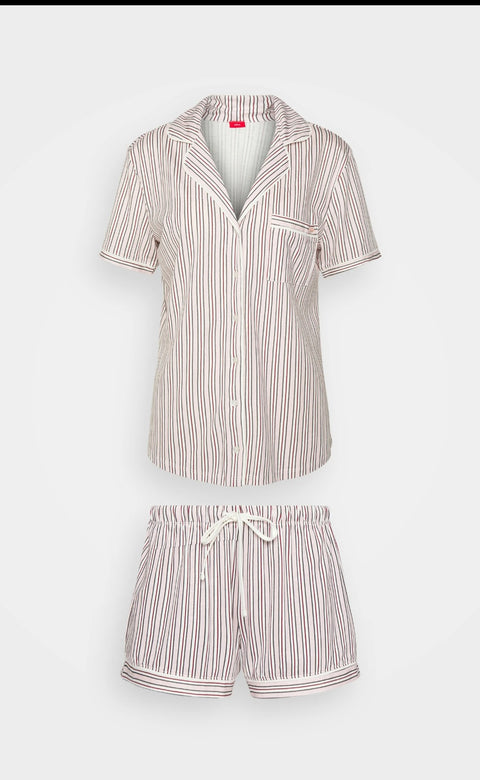 S.Oliver Women's Pink Striped Pajama Set |S.Oliver in Lebanon