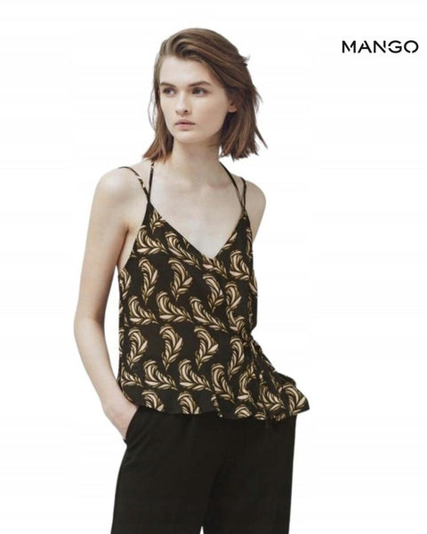 Mango Women's Multicolor Sleeveless Blouse| Mango in Lebanon