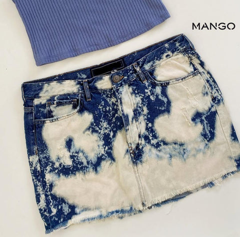 Mango Women's Multicolor Denim Skirt | Mango in Lebanon