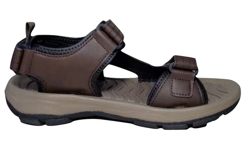 Khombu Men's Strap Brown Sandal abs89(shoes 29,59,70) shr