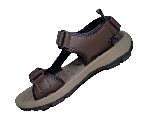 Khombu Men's Strap Brown Sandal abs89(shoes 29,59) shr