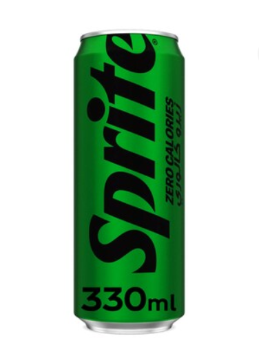 Sprite Zero Calories Carbonated Soft Drink Can 330ml| Sprite  In Lebanon