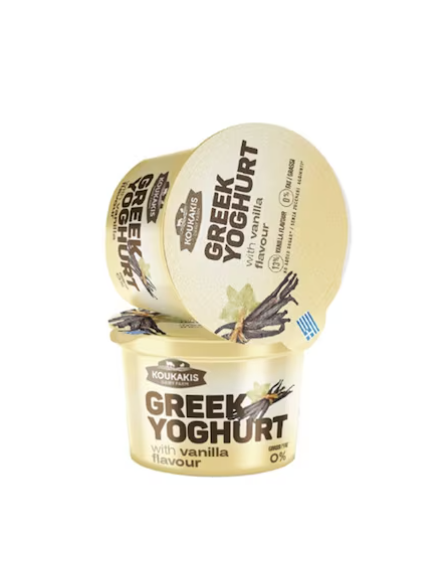 KOUKAKIS Yougrt 0%Fat With Vanila 150GR | KOUKAKIS In Lebanon