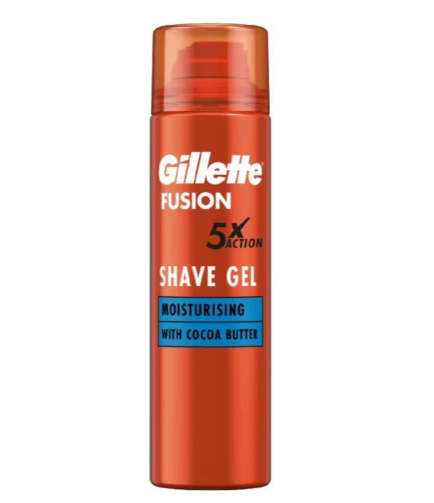 Gillette Fusion 5 X Action Cocoa Butter Shave Gel 200ml | Gillette In Lebanon
