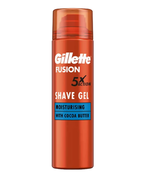 Gillette Fusion 5 X Action Cocoa Butter Shave Gel 200ml | Gillette In Lebanon