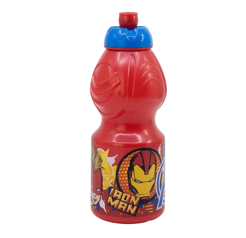 Ecozen Stor Reusable Sports Avengers Bombers Water Bottle 400ml AD-332 | Ecozen In Lebanon