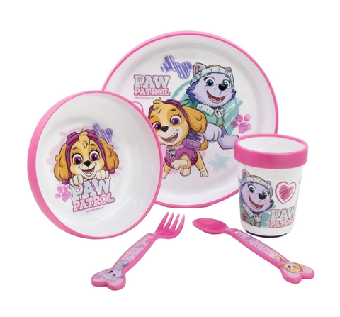 PAW Patrol Girl's 5-Piece Dinner Set AD-288| Paw Patrol In Lebanon