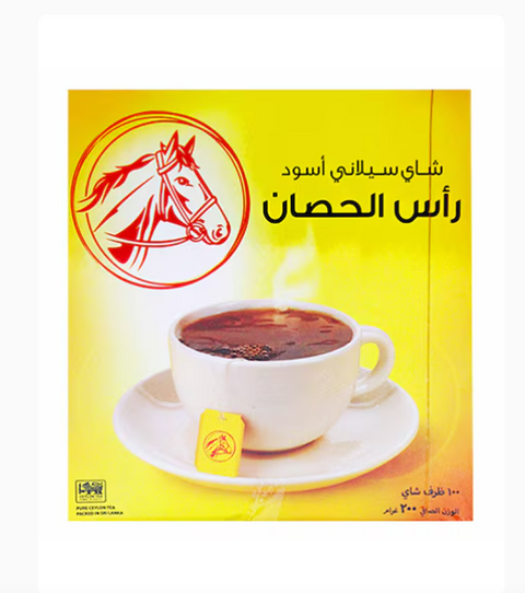 Horse Head Ceylon Black Tea 100 Bags 200GR | Horse Head In Lebanon