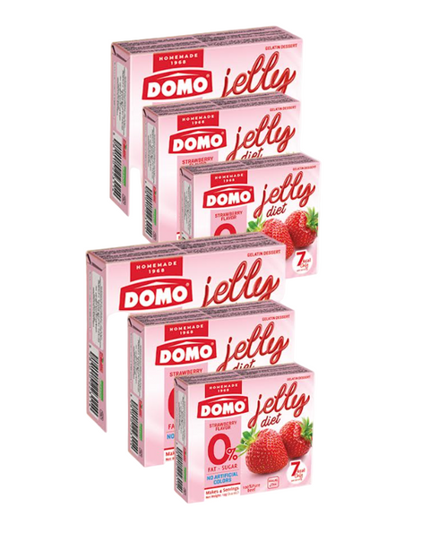 Domo Jelly Diet Strawberry Flavor 12GR 5+1 FREE | Domo In Lebanon