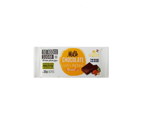 Equia Milk Chocolate Almond No Added Sugar 35GR | Equia In Lebanon