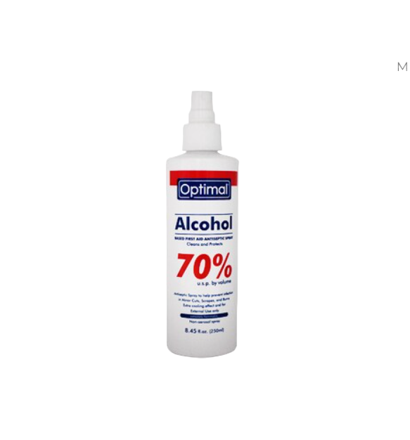 Optimal 70% Alchohol Based First Aid Antiseptic Spray 250ml (OPH-017 ...