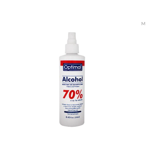 Optimal 70% Alchohol Based First Aid Antiseptic Spray 250ml (OPH-017) | Optimal In Lebanon